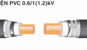 Cáp 1 Lõi Cách điện Pvc 0.6 1kv