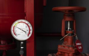 Pressure-gauge-for-fire-suppression-system-free-photo